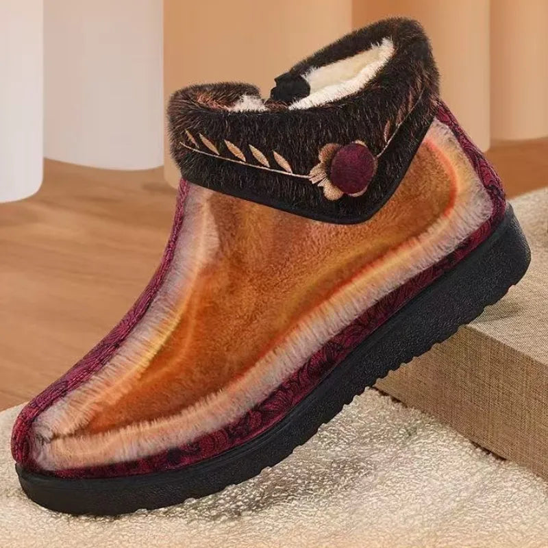 Women's Buckle Strap Flat Ankle Boots