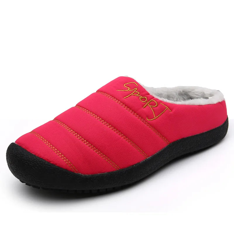 Waterproof Slip-On Winter Mules