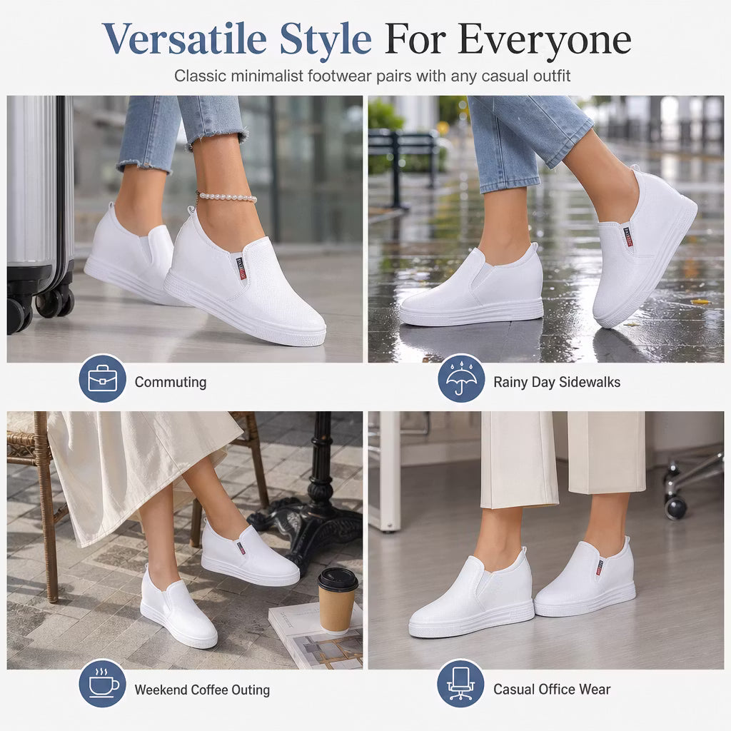 Women's Hidden Wedge Slip-On Shoes