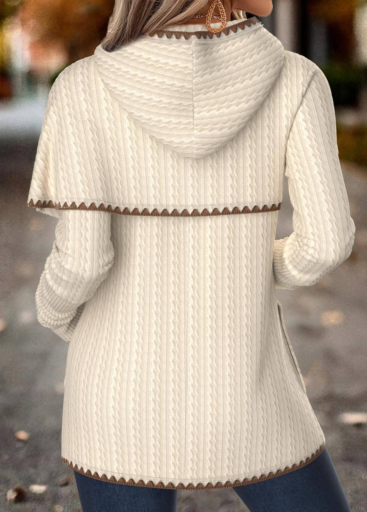Women's Layered Longline Hoodie