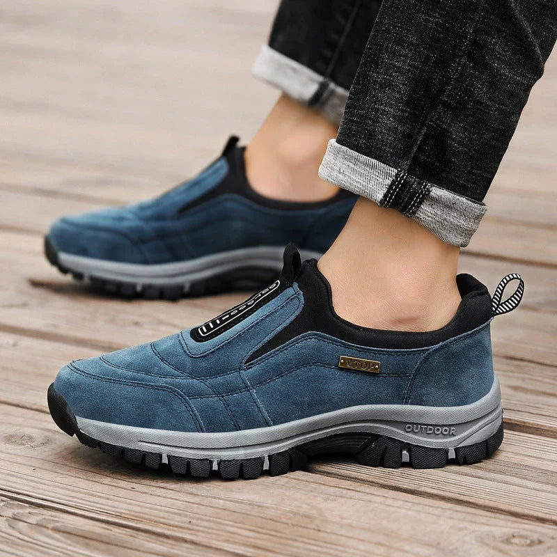 Men's Wide-Fit Slip-On Walking Shoes