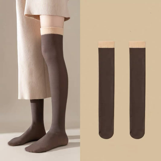 Women's Cosy Fleece-Lined Over-the-Knee Stockings