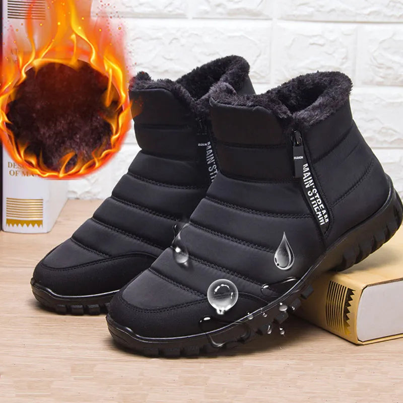 Men's Warm Waterproof Winter Boots