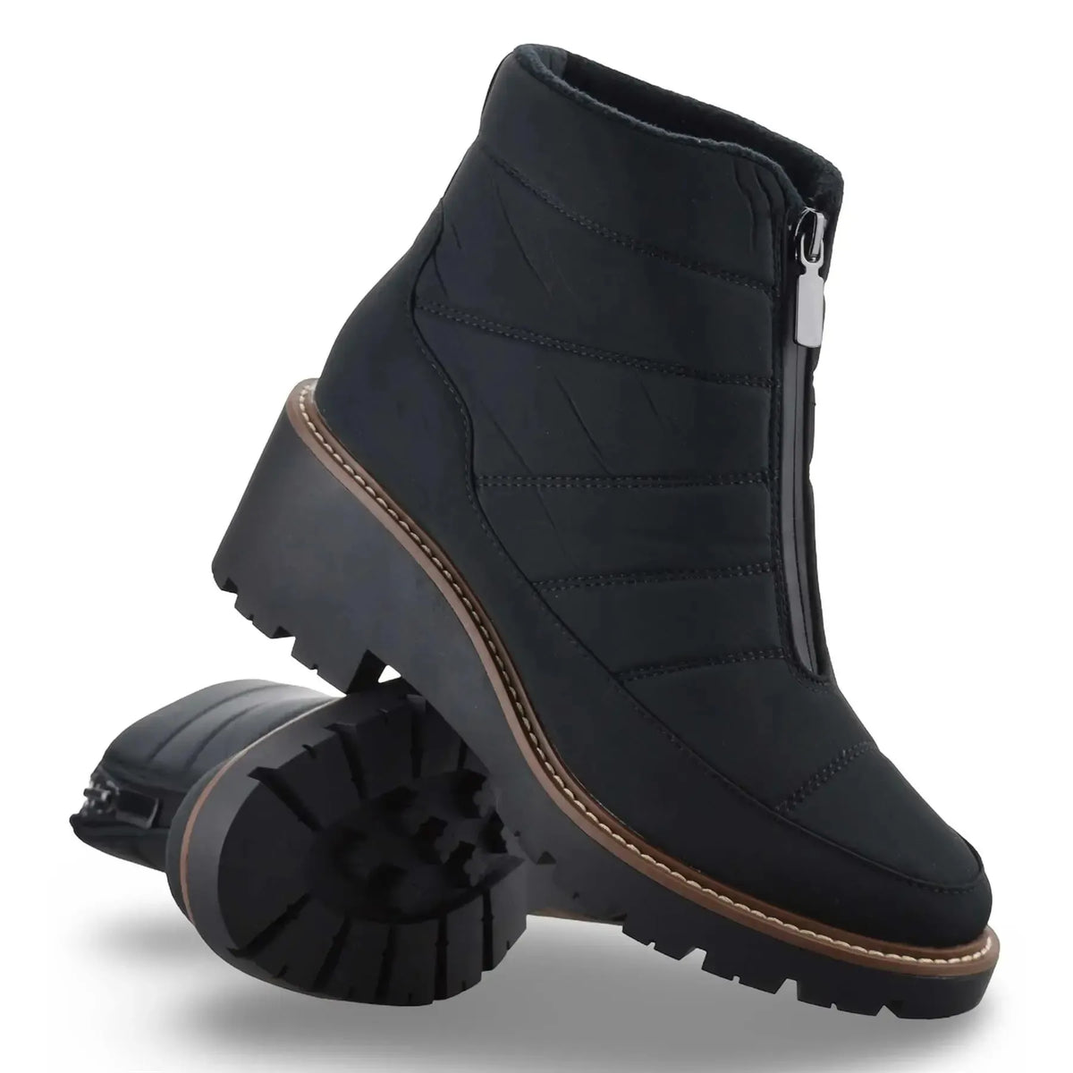 Women's Embossed Chelsea Ankle Boots
