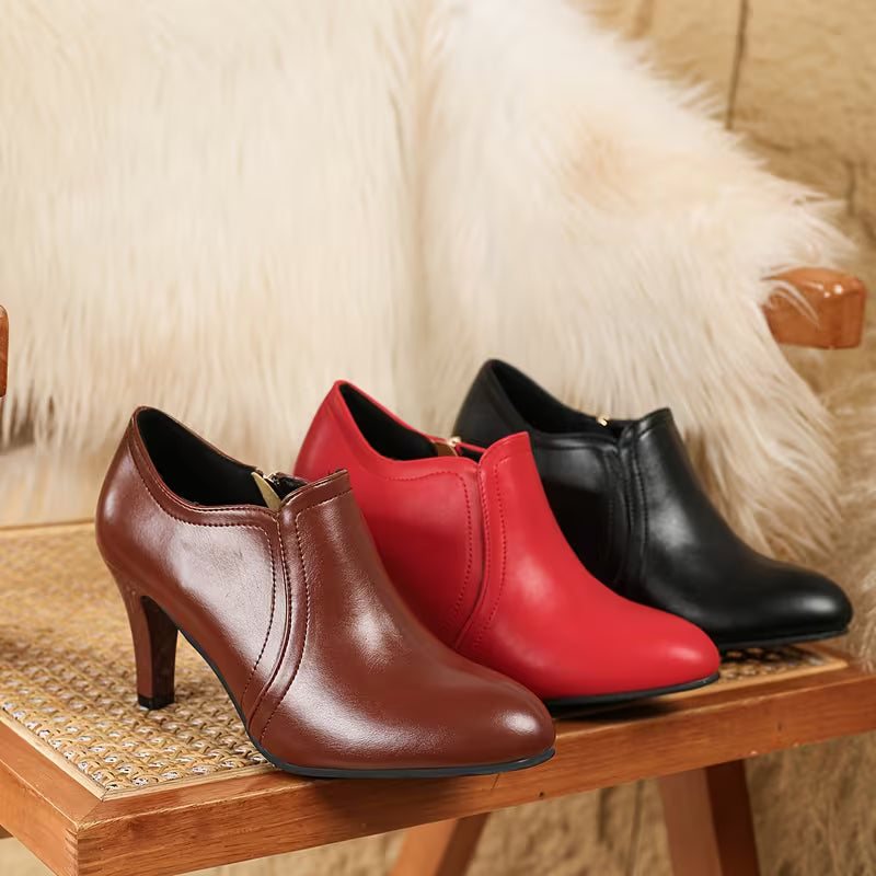 Women's Pointed-Toe High Heel Ankle Shoes