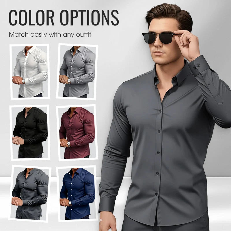 Men's Tailored Button Front Shirt