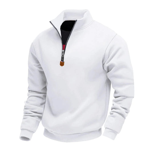 Men's Fleece-Lined Quarter-Zip Sweatshirt
