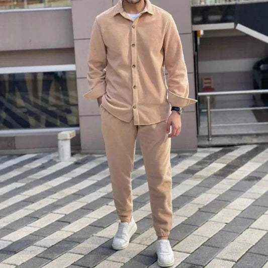 Men's Relaxed Shirt & Trouser Lounge Set
