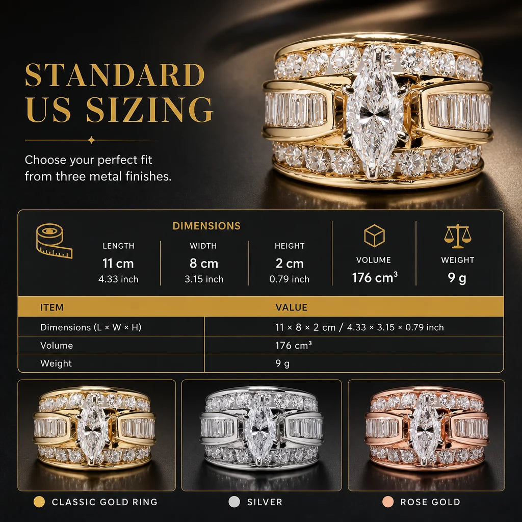 Women's Cubic Zirconia Statement Ring