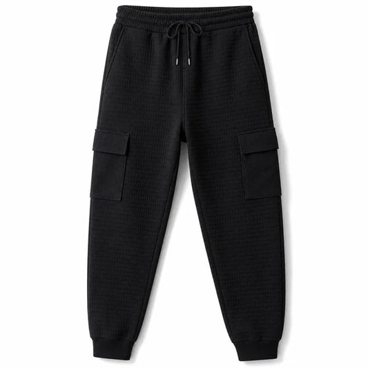 Men's Textured Multi-Pocket Cargo Joggers