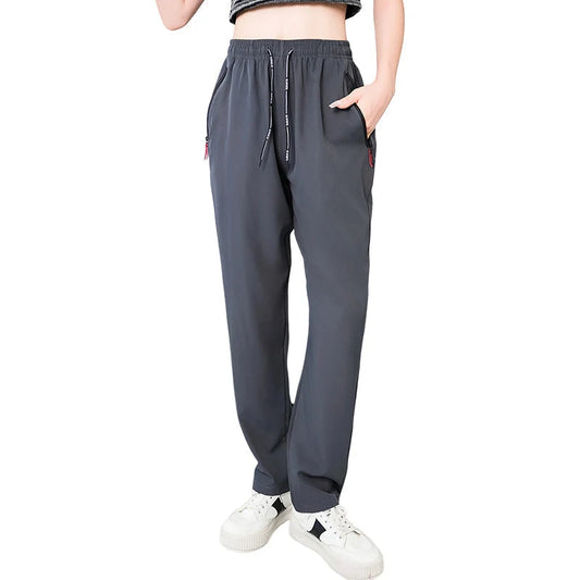 Women's Stretch Straight-Leg Trousers