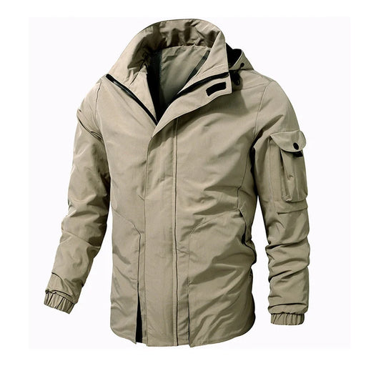 Men's Hooded Utility Jacket