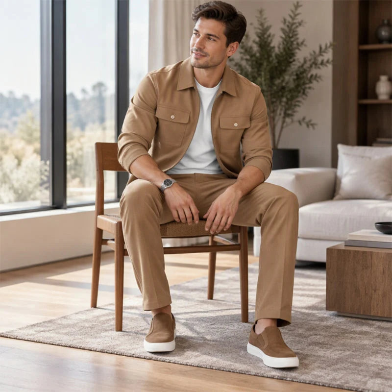 Men's Smart Casual Jacket & Trousers Set