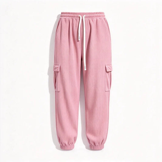 Women's Relaxed Corduroy Cargo Joggers