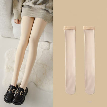 Women's Cosy Fleece-Lined Over-the-Knee Stockings