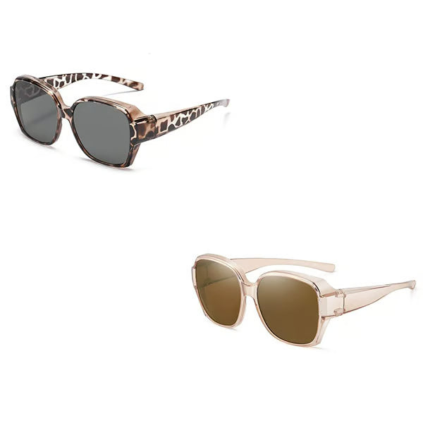 Polarised Round Cat-Eye Sunglasses