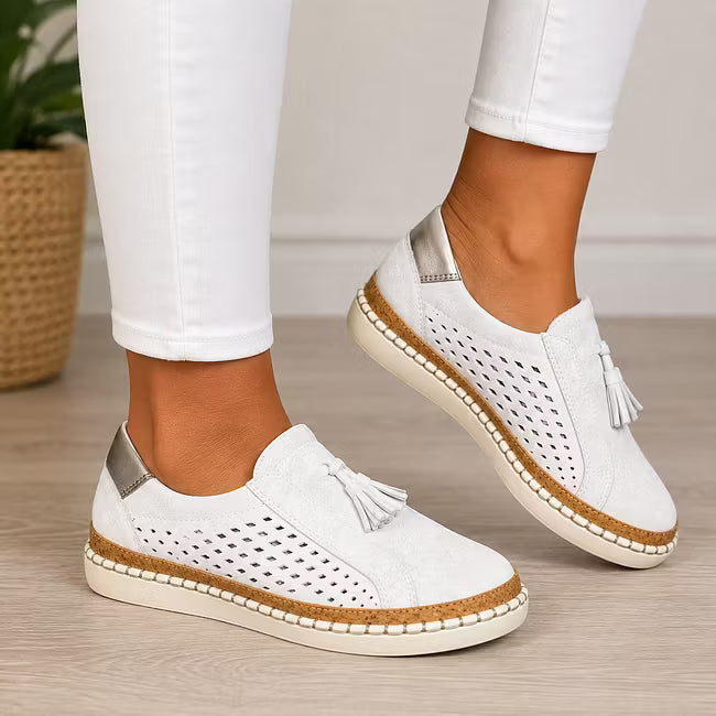 Women's Tassel Detail Slip-On Loafers
