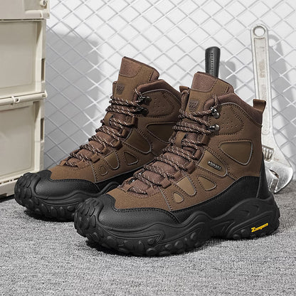 Men's Rugged High-Top Hiking Boots