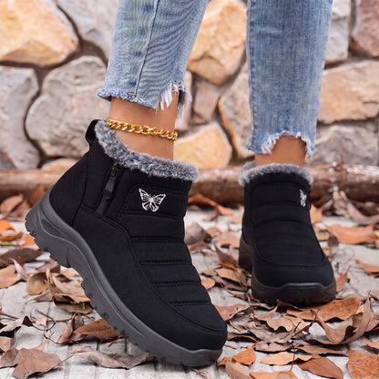 Women's Round Toe Casual Winter Boots
