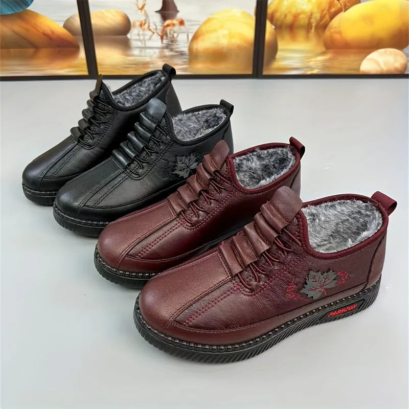 Women's Embossed Slip-On Loafers