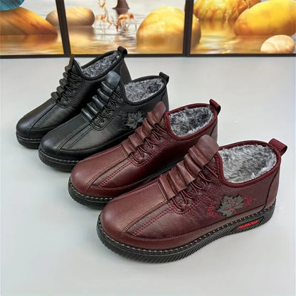 Women's Embossed Slip-On Loafers