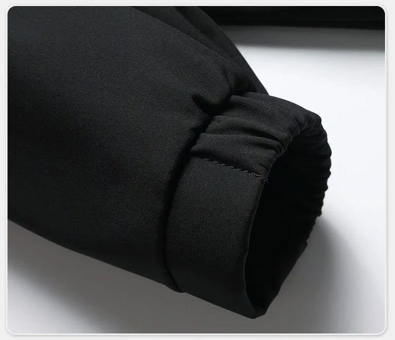 Men's Stand Collar Zip-Up Jacket