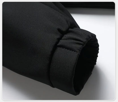 Men's Stand Collar Zip-Up Jacket