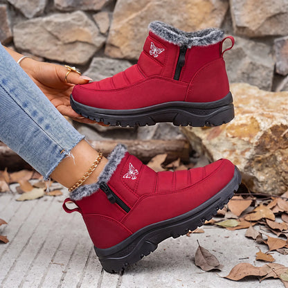 Women's Round Toe Casual Winter Boots