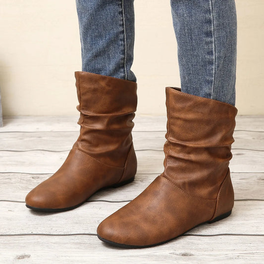 Women's Slouchy Waterproof Ankle Boots