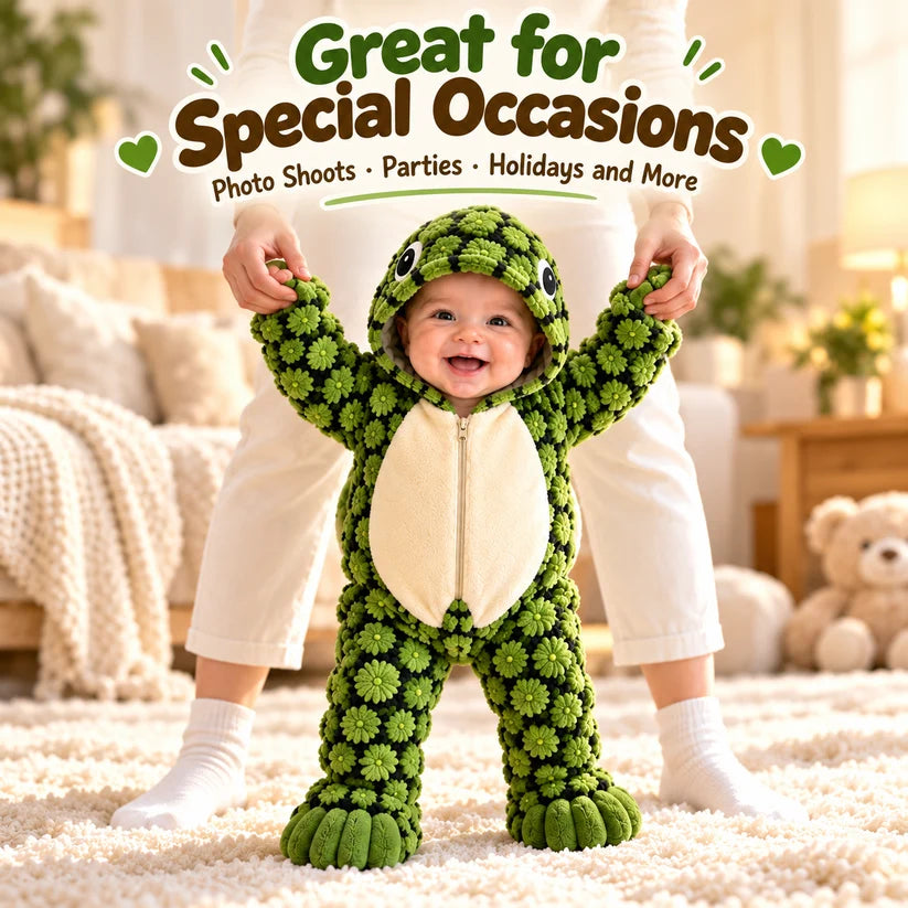 Baby Cosy Turtle Hooded Onesie