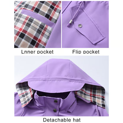 Women's Lightweight Hooded Rain Jacket