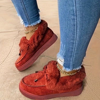 Women's Buckle Detail Slip-On Ankle Boots