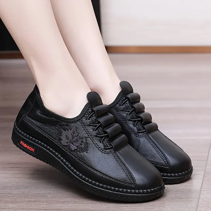 Women's Embossed Slip-On Loafers