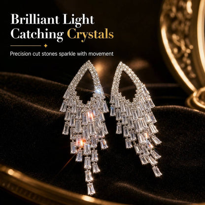 Women's Geometric Tassel Drop Earrings
