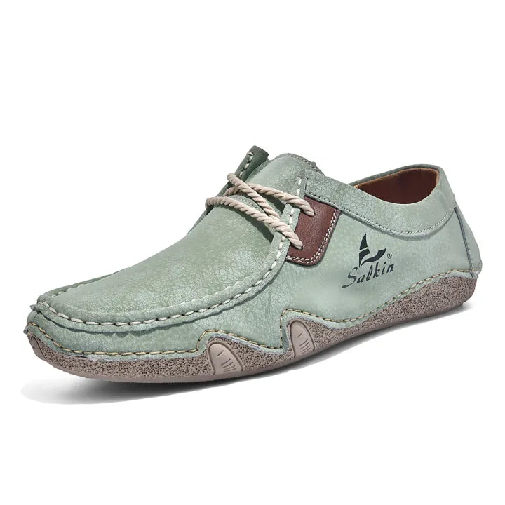 Men's Hand-Stitched Wide Fit Loafers
