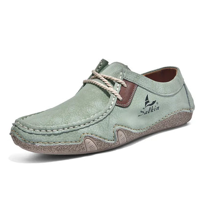 Men's Hand-Stitched Wide Fit Loafers