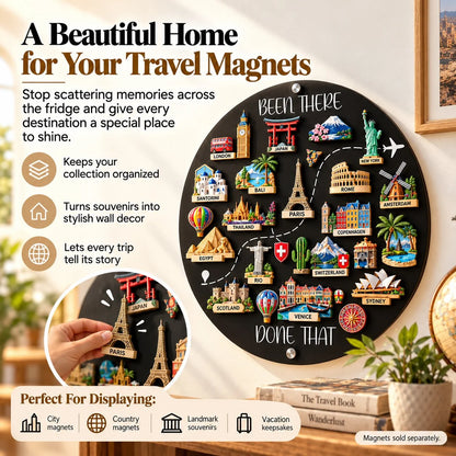 Travel Souvenir Magnet Display Board