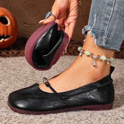 Women's Beaded Strap Casual Flats