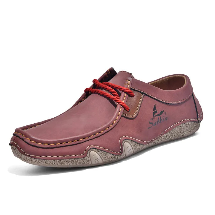 Men's Hand-Stitched Wide Fit Loafers