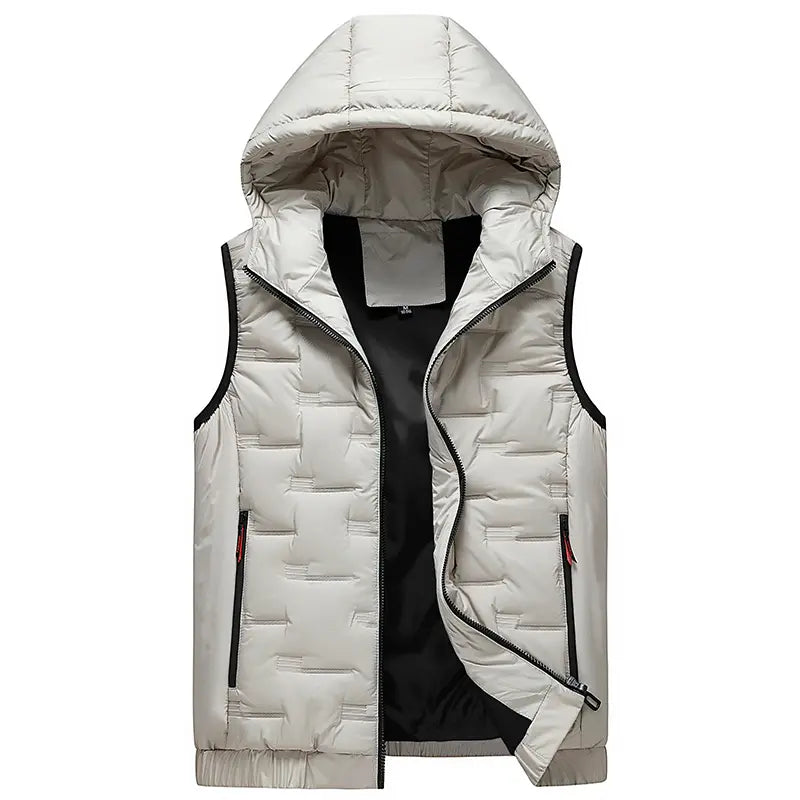 Men's Hooded Zip Gilet