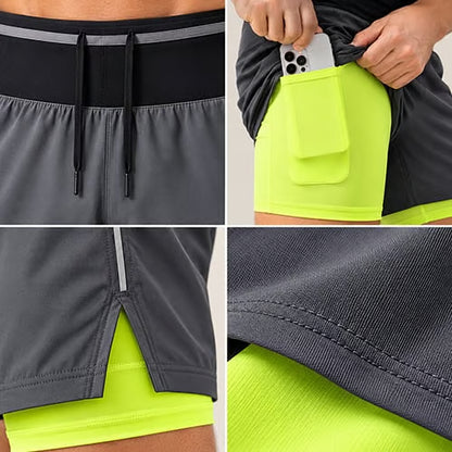 Men's 2-in-1 Running Shorts