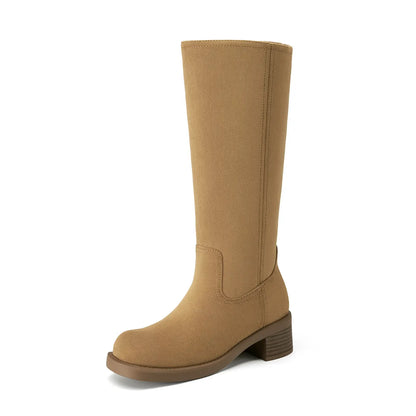Women's Embossed Knee High Boots