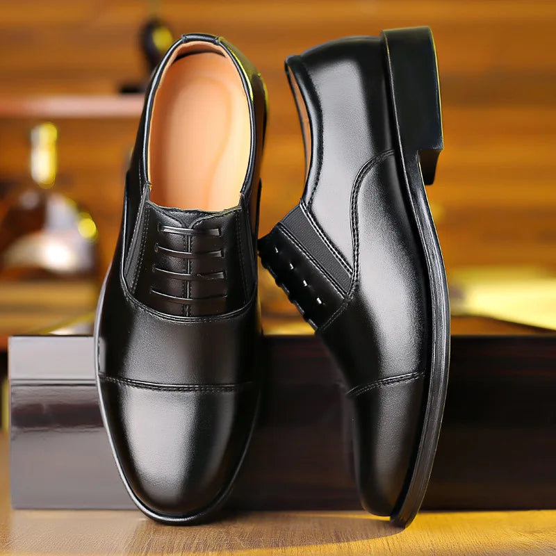 Men's Polished Formal Lace-Up Shoes