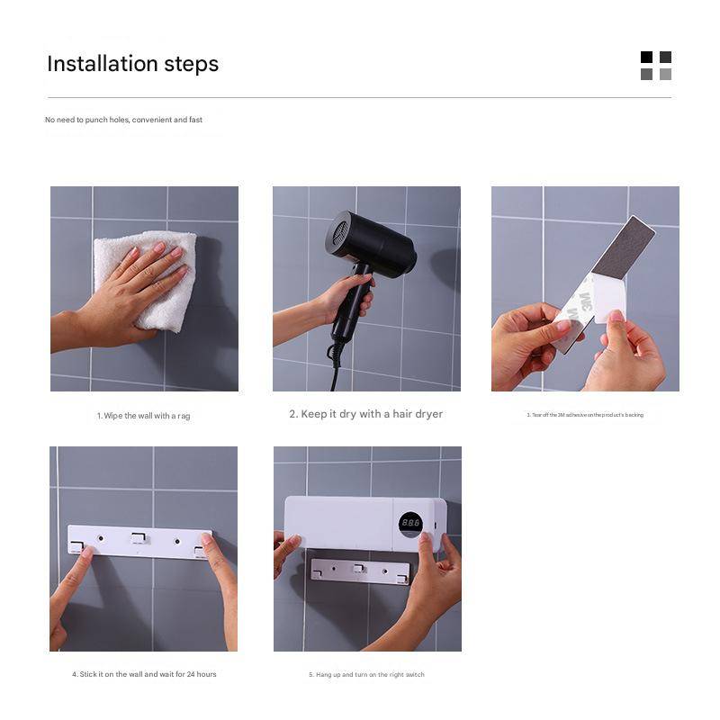 Wall-Mounted Automatic Toothbrush Steriliser