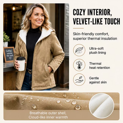 Women's Stud Detail Hooded Jacket