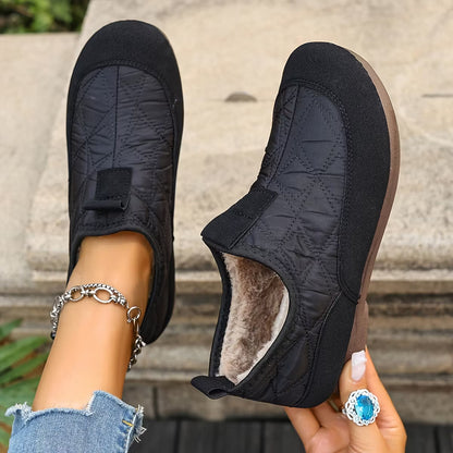 Women's Buckle Detail Winter Flats