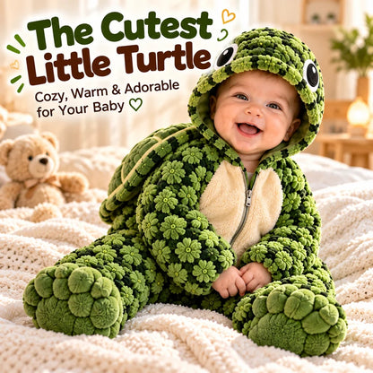Baby Cosy Turtle Hooded Onesie