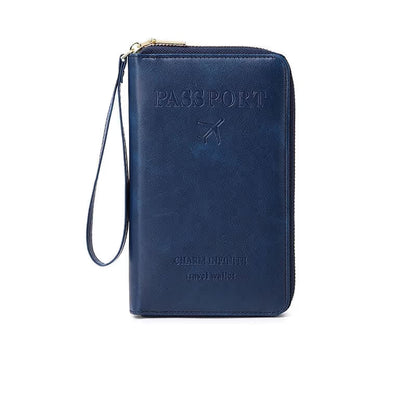 Multi Compartment Travel Passport Wallet