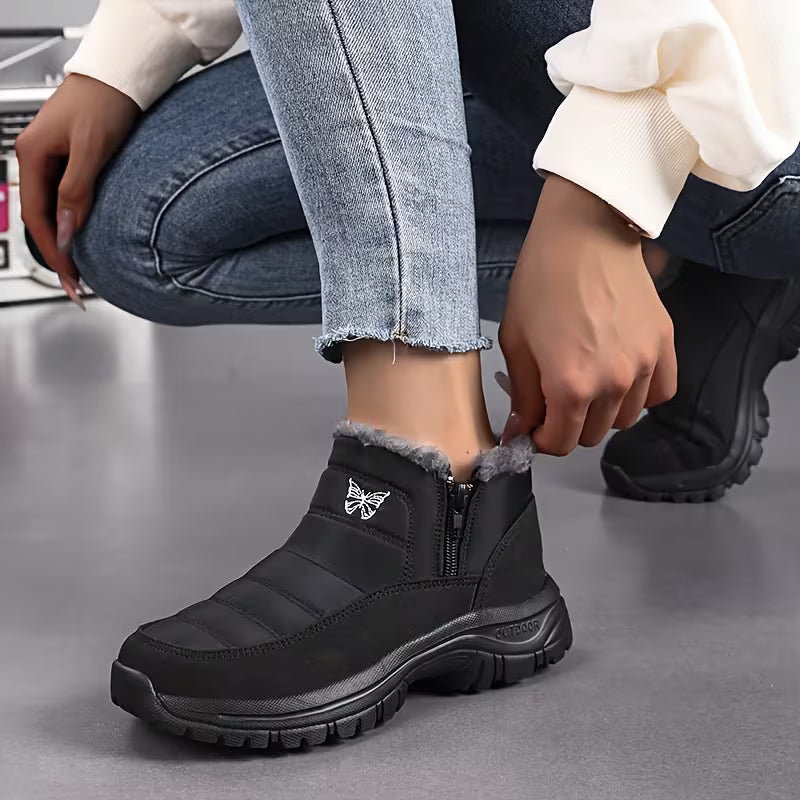 Women's Plush-Lined Chunky Winter Boots