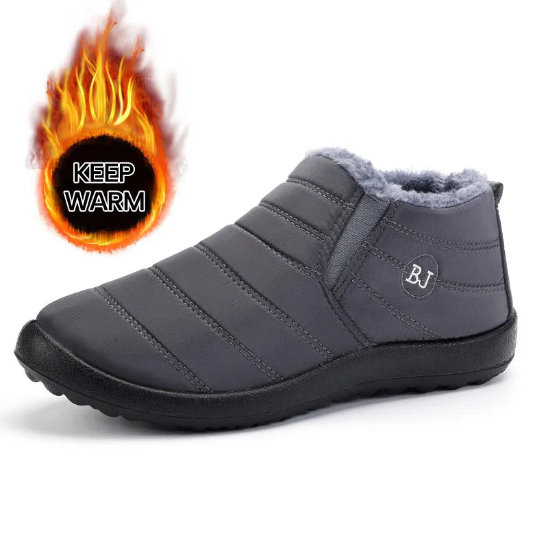 Women's Plush-Lined Winter Ankle Boots
